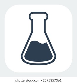 chemical icon filled black style