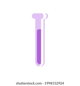 Chemical icon, flat icon vector illustration isolated on a white background. for the theme of science, education, chemistry and others