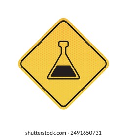 chemical icon information sign vector