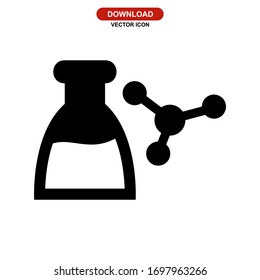 chemical icon or logo isolated sign symbol vector illustration - high quality black style vector icons
