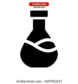 chemical icon or logo isolated sign symbol vector illustration - high quality black style vector icons
