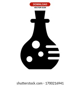 chemical icon or logo isolated sign symbol vector illustration - high quality black style vector icons
