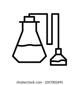 Chemical icon vector