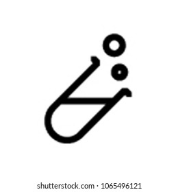 Chemical icon vector