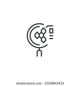 Icono químico, Ilustración vectorial química