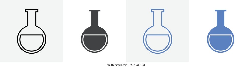 Conjunto de Vectores de iconos químicos para el Web