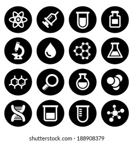 Chemical icons set