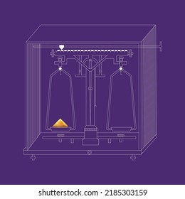 chemical balance instrument