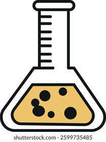 chemical jar vector design icon illustration