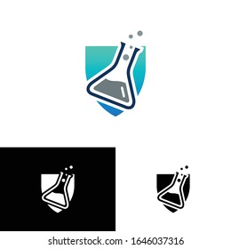 laboratorio químico con burbujas dentro de una bolsa