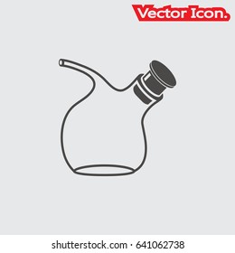 chemical lab equipment icon isolated sign symbol and flat style for app, web and digital design. Vector illustration.