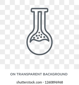 chemical lab icon. Trendy flat vector chemical lab icon on transparent background from general  collection. High quality filled chemical lab symbol use for web and mobile