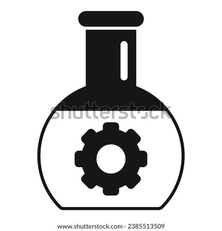 Chemical lab realization icon simple vector. Human dream success. Mentor training