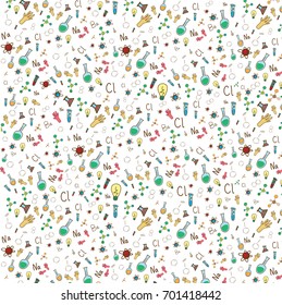 Chemical lab stuff pattern