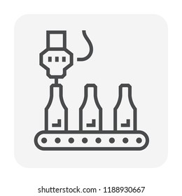 Chemical lab and tool icon design, editable stroke.
