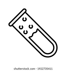 Conjunto de iconos de vector de laboratorio químico. colección de signos de ilustración de investigación. símbolo de laboratorio y biotecnología.