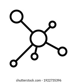 Chemical lab vector icons set. research illustration sign collection. laboratory and biotechnology symbol.