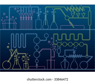 chemical laboratory background