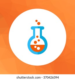 Matraz de laboratorio químico
