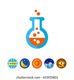 Chemical laboratory flask