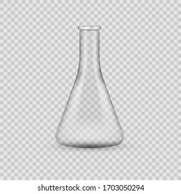 Chemical laboratory isolated on transparent background. Vector illustration. Eps 10.