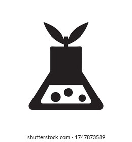 Icono de hoja química, vector de icono educativo