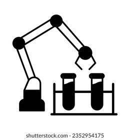 Icono de vector de elevación química que puede fácilmente modificar o editar

