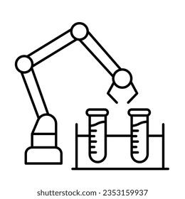 Chemical lifter vector icon which can easily modify or edit

