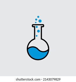 chemical material logo vector design, suitable use for symbol, icon and element design to describe chemical or potion
