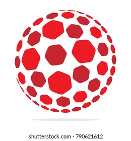 chemical molecule logo