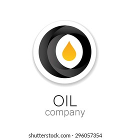 Chemical and oil industries. Logo Design.