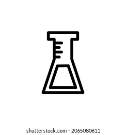 Chemical With Outline Icon Vector