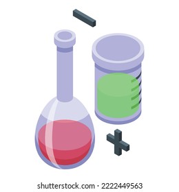 Chemical pest icon isometric vector. Control pesticide. House service