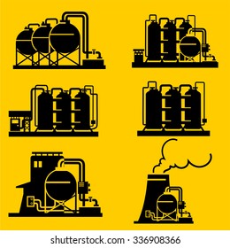 Chemical plant icon