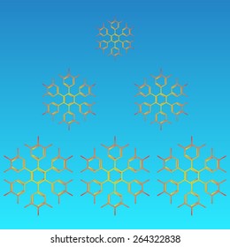 chemical polyaromatic snowflake avalanche