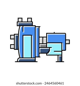 Vector de color del ingeniero de la bomba química. símbolo del ingeniero de la bomba química. ilustración de símbolo aislado