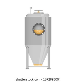 Chemical reactor. Chemistry. Vector illustration