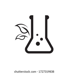 Chemical research logo template vector icon design