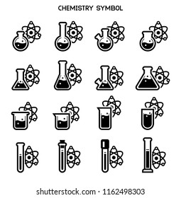 Chemical Research Symbol Standard Chemistry Lab Stock Vector (Royalty ...