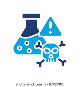 Chemical Safety Icon Mixed Vector Illustration
