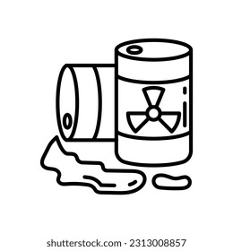 Chemical Spill icon in vector. Illustration