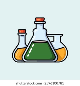 Chemical storage bottles, specialized laboratory containers designed to safely store, transport, and handle various chemicals in scientific and industrial settings