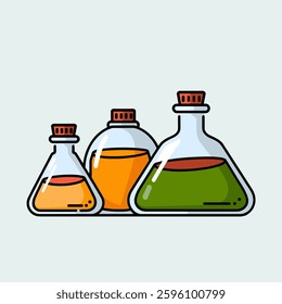 Chemical storage bottles, specialized laboratory containers designed to safely store, transport, and handle various chemicals in scientific and industrial settings