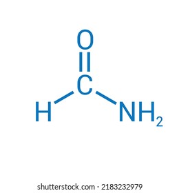 chemical structure of Formamide (CH3NO)