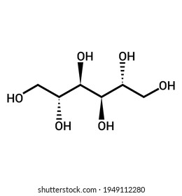 chemical structure of mannitol and sorbitol