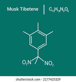 chemical structure of musk tibetene (C13H18N2O4)