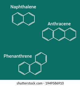 chemical structure of naphthalene anthracene and phenanthrene