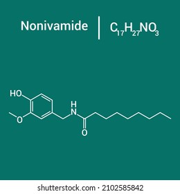 chemical structure of Nonivamide (C17H27NO3)