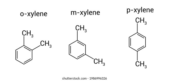 xylene structural formula