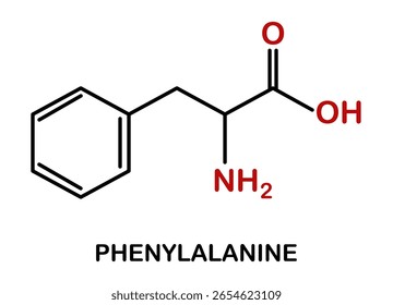 Chemical structure of phenylalanine compound.